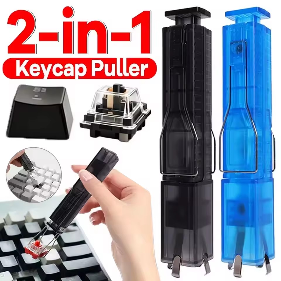 Industrial Tools - 1/2個入り スイッチプーラー、メカニカルキーボード用キーキャッププーラー、ボタン取り外しツール、ゲーミングキーボード用キーキャップ取り外しツール。