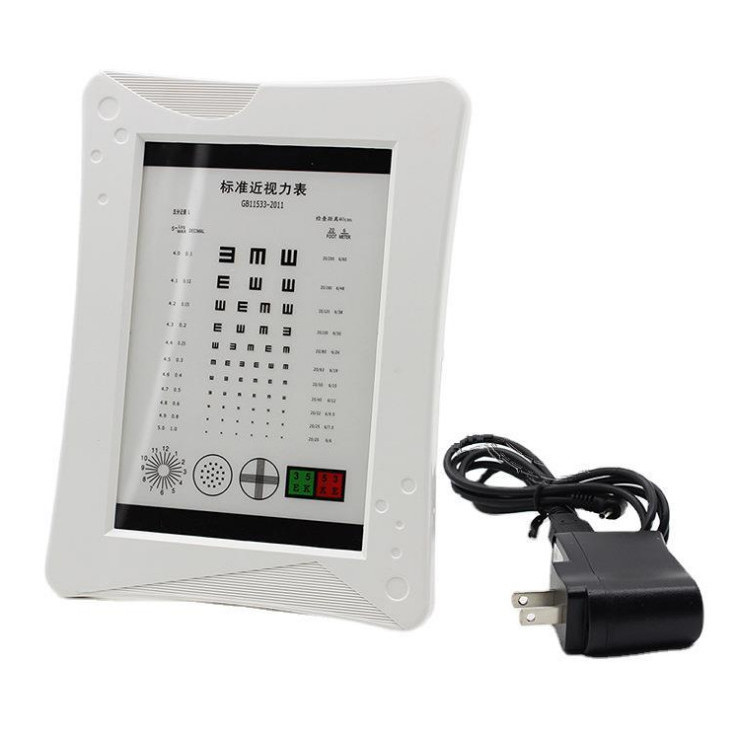 Test Instruments - メガネ用器具 LED老眼視力表、ハンドヘルド近接メーター、メガネ付き多機能テスト、プラグインバッテリー