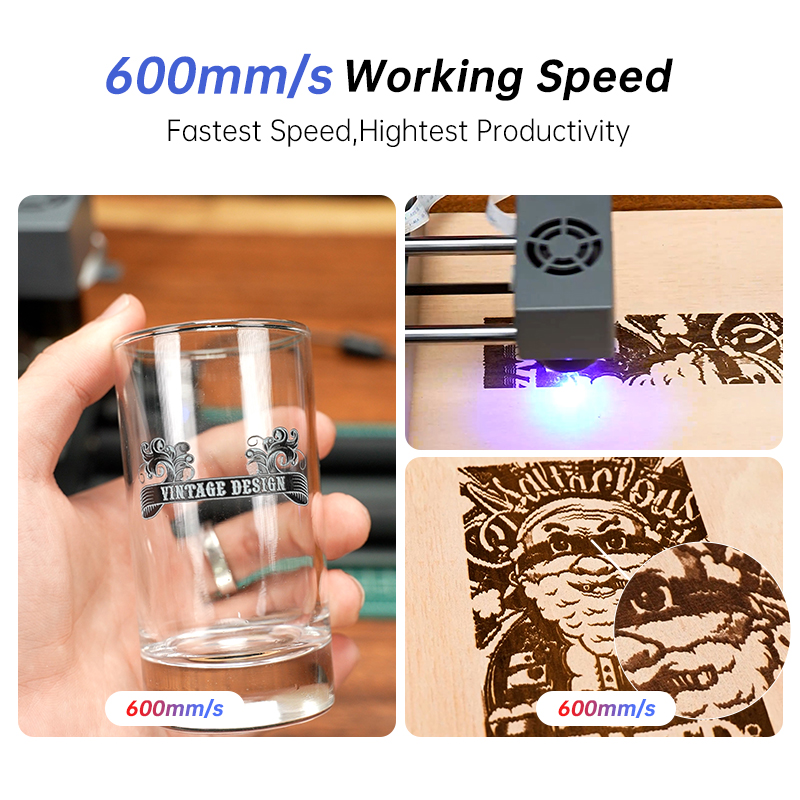 新しい DAJA DJ7 レーザー彫刻 CNC 5 ワットポ - Fiber Laser Marking Machine 30W のレビューと価格