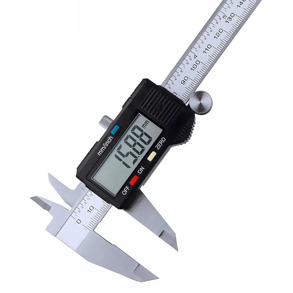 高精度デジタルノギス 0-150mm 0-300mm ステン - Digital Caliper 150Mm Stainless Steel のレビューと価格