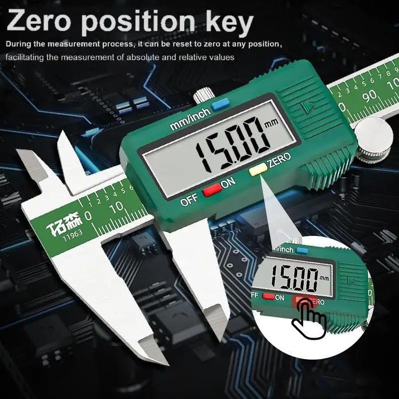 高精度小型デジタルキャリパー 家庭用ステンレス製ダイヤル式耐 - Digital Caliper 150Mm Stainless Steel のレビューと価格